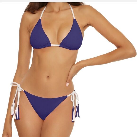 Becca Modern Reversible Rib Triangle Bikini
Bottom  Starry Night $64 - Picture 4 of 9